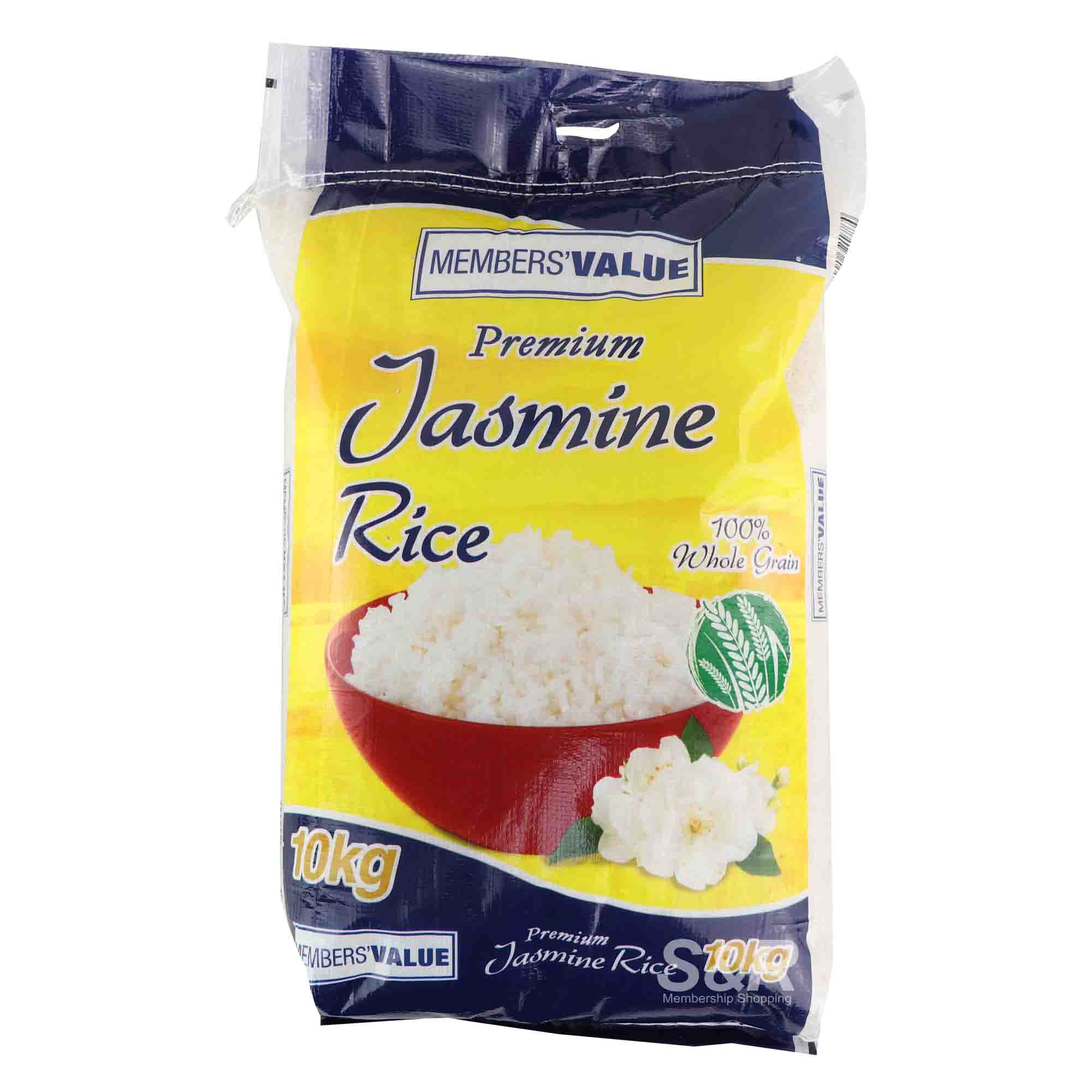 Members' Value  Jasmine Premium 100% Whole Grain Rice 10kg